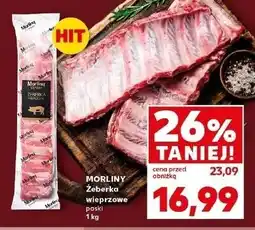 Kaufland Żeberka wieprzowe paski Morliny oferta
