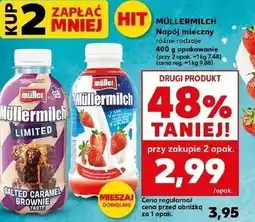 Kaufland Napój salted caramel brownie Mullermilch Saison oferta