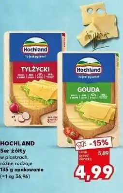 Kaufland Ser gouda plastry Hochland oferta