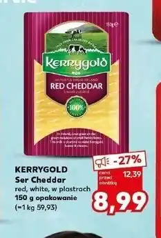 Kaufland Ser cheddar white Kerrygold oferta