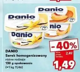 Kaufland Serek waniliowy Danone Danio oferta