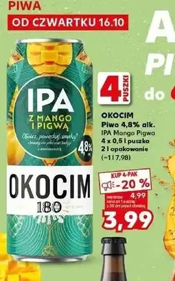 Kaufland Piwo Okocim Ipa Mango Z Pigwą oferta