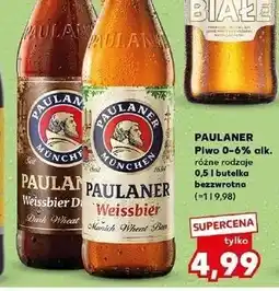 Kaufland Piwo Paulaner Hefe-Weissbier Naturtrub oferta