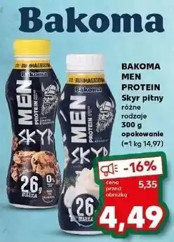 Kaufland Jogurt kokosowy Bakoma Men Skyr Protein oferta