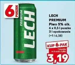 Kaufland Piwo Lech Premium oferta
