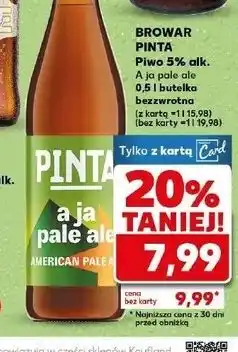 Kaufland Piwo a ja pale ale american Pinta oferta