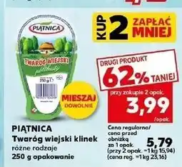Kaufland Twaróg półtłusty Piątnica Wiejski oferta