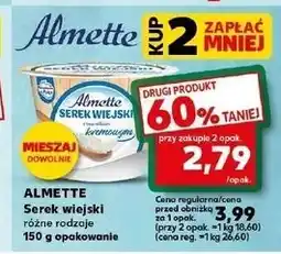 Kaufland Serek wiejski z twarożkiem kremowym Hochland Almette oferta