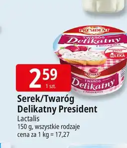 E.Leclerc Twaróg delikatny z rzodkiewką President oferta