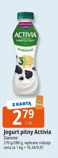 E.Leclerc Jogurt suszona śliwka Danone Activia oferta