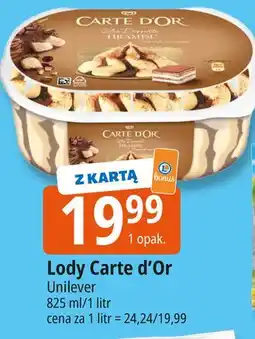 E.Leclerc Lody tiramisu Algida Carte D'or Les Desserts oferta