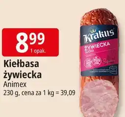 E.Leclerc Kiełbasa żywiecka Krakus Animex oferta