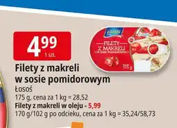 E.Leclerc Filety z makreli w oleju Łosoś Ustka oferta
