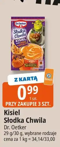 E.Leclerc Kisiel shrek orange pumpkin Dr. Oetker Słodka Chwila oferta