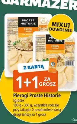E.Leclerc Pierogi z grzybami Iglotex Proste Historie oferta