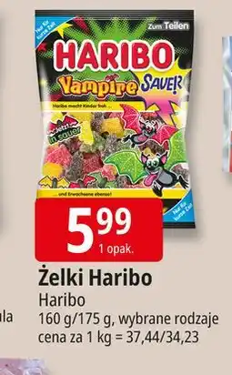 E.Leclerc Żelki kwaśne Haribo Vampire oferta