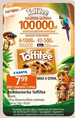 E.Leclerc Bombonierka white chocolate Toffifee oferta