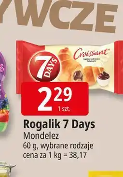 E.Leclerc Croissant z nadzieniem o smaku kakaowym 7 Days oferta