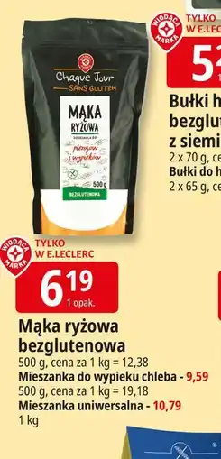 E.Leclerc Mieszanka uniwersalna bezglutenowa Wiodąca Marka Chaque Jour oferta