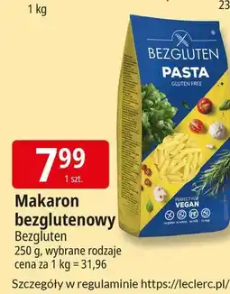 E.Leclerc Makaron bezglutenowy rurka Bezgluten oferta