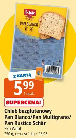 E.Leclerc Chleb bezglutenowy rustico Schar oferta