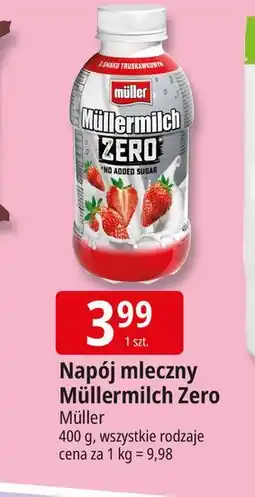 E.Leclerc Napój mleczny truskawkowy Mullermilch Zero oferta
