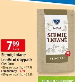 E.Leclerc Len mielony Oleofarm oferta