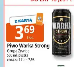 E.Leclerc Piwo Warka Strong oferta