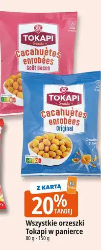 E.Leclerc Orzeszki ziemne w panierce o smaku bekonu Wiodąca Marka Tokapi oferta
