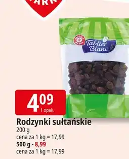 E.Leclerc Rodzynki sułtańskie Wiodąca Marka Tablier Blanc oferta