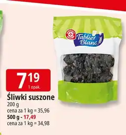 E.Leclerc Sliwki suszone bez pestek Wiodąca Marka Tablier Blanc oferta