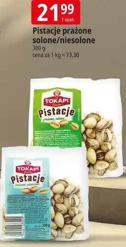 E.Leclerc Pistacje prażone niesolone Wiodąca Marka Tokapi oferta