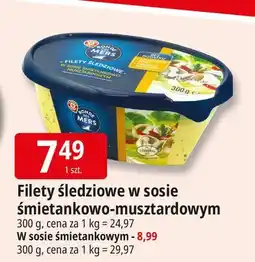 E.Leclerc Filety śledziowe w sosie śmietankowym Wiodąca Marka Ronde Des Mers oferta
