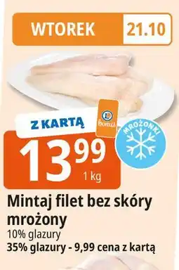 E.Leclerc Mintaj filet bez skóry 35% glazury oferta