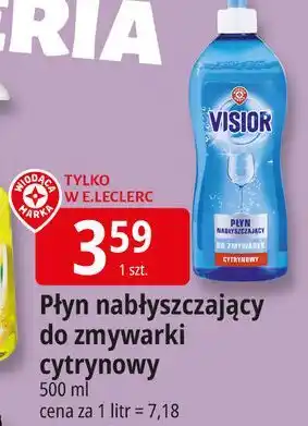 E.Leclerc Płyn nabłyszczający cytrynowy Wiodąca Marka Visior oferta
