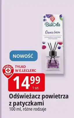E.Leclerc Patyczki zapachowe owoce lasu Wiodąca Marka Bien Air oferta