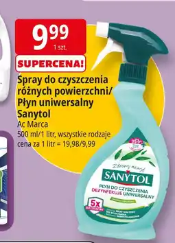 E.Leclerc Płyn dezynfekuje i czyści podłogi inne powierzchnie eukaliptus Sanytol oferta