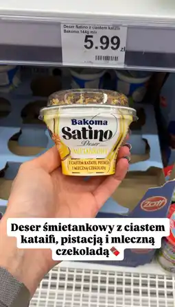 Dino Deser Satino z ciastem kataifi, pistacją i mleczną czekoladą Bakoma oferta