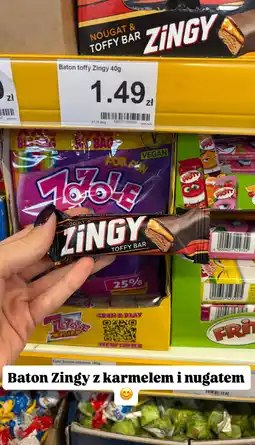 Dino Baton Zingy z karmelem i nugatem oferta