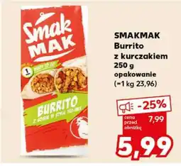 Kaufland SMAKMAK Burrito z kurczakiem 250 g opakowanie oferta
