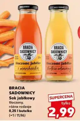 Kaufland BRACIA SADOWNICY Sok jabłkowy tłoczony, różne rodzaje 0,25 l butelka (=11,96) oferta