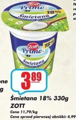 Sezamek Śmietana 18% oferta