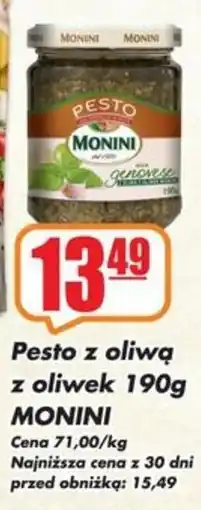Sezamek Pesto z oliwą z oliwek monini oferta