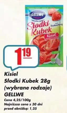Sezamek Kisiel słodki kubek gellwe oferta