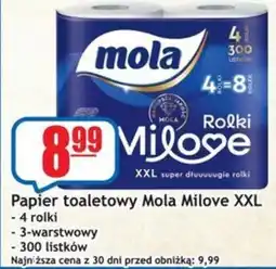 Sezamek Papier toaletowy mola milove xxl oferta