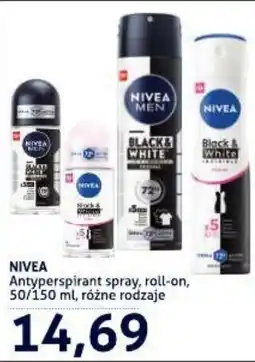 Blue Stop Nivea antyperspirant spray, roll-on oferta