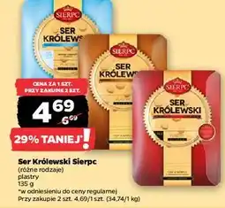 Netto Ser królewski light plastry Sierpc oferta