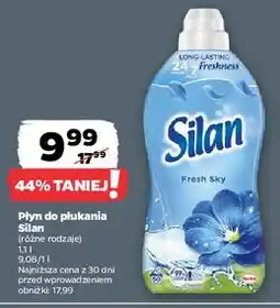 Netto Płyn do płukania fresh sky Silan Classic oferta