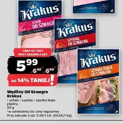 Netto Szynka biała od szwagra Krakus Animex oferta