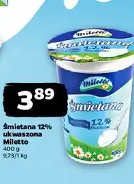 Netto Śmietana 12% Miletto oferta